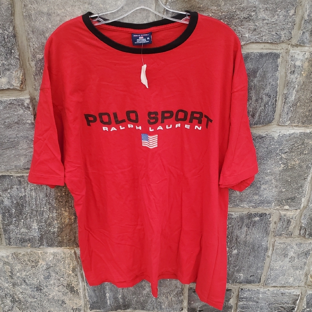 Ralph Lauren Red Polo Sport Tee